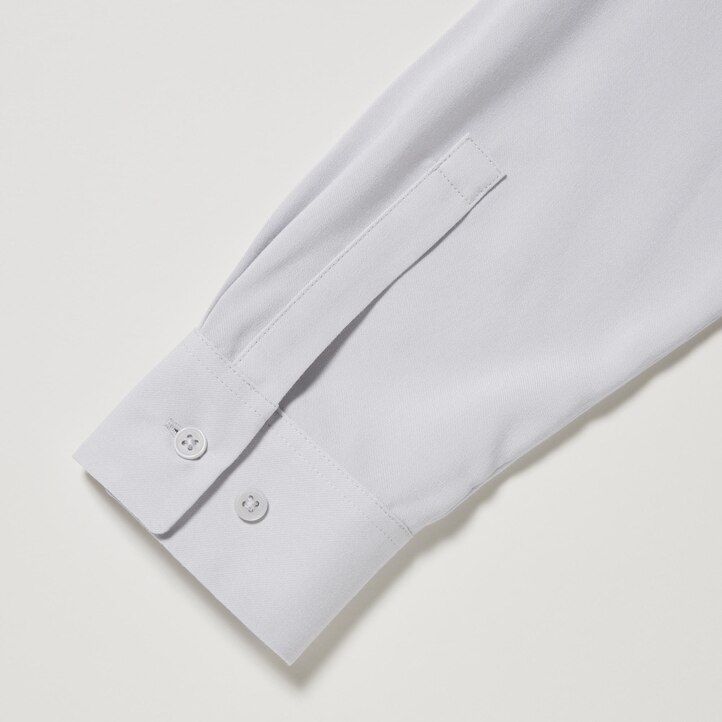 lyserød uniqlo rayon-ærmet bluse til kvinder