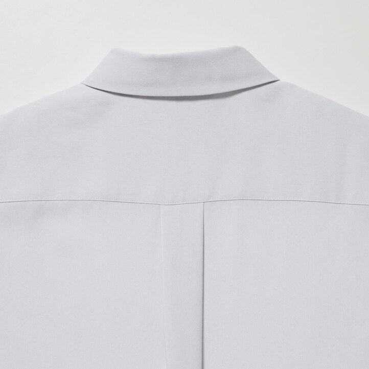 lyserød uniqlo rayon-ærmet bluse til kvinder