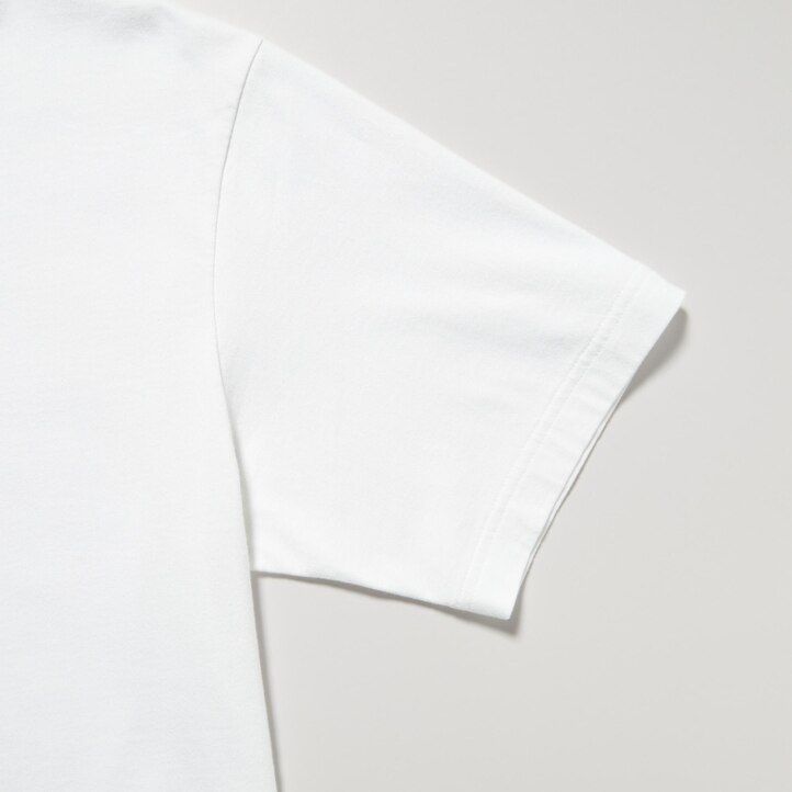 hvide uniqlo peace for all graphic tadao ando t-shirts til kvinder